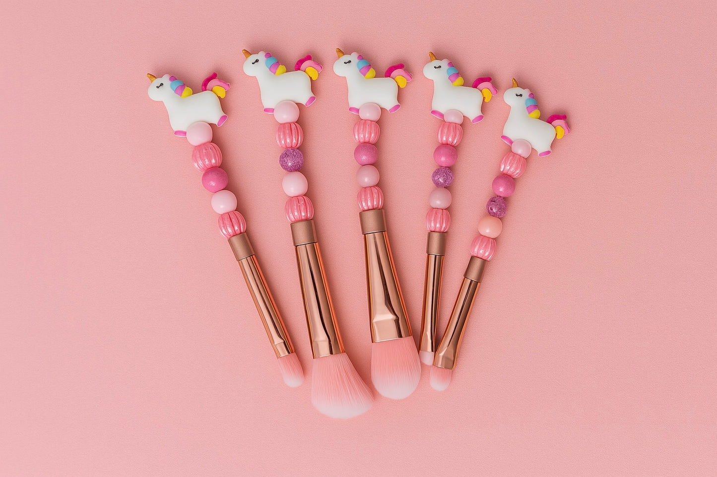 Ensemble de pinceaux maquillage perlés
