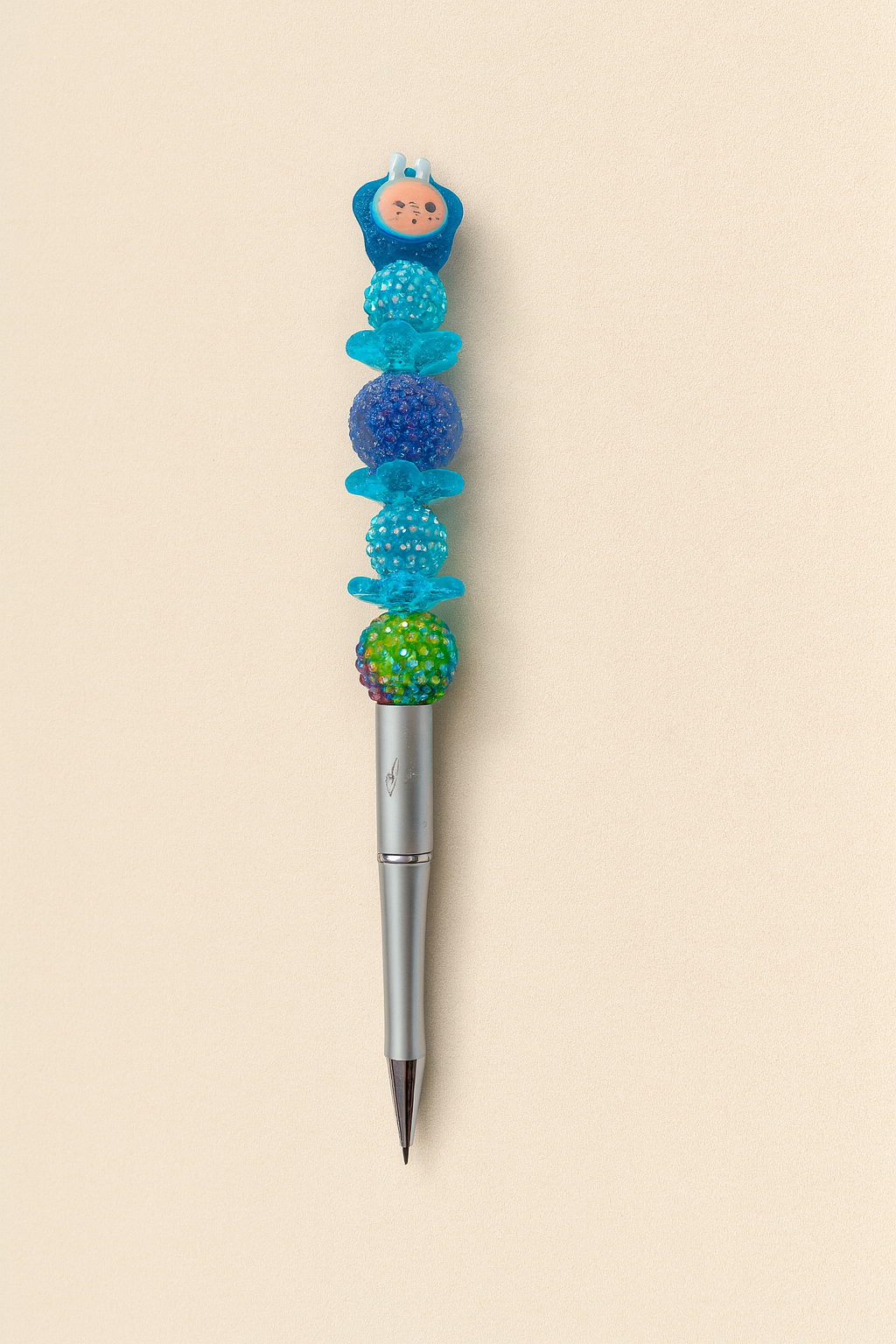 Stylo fantaisie perlé–Édition poupée