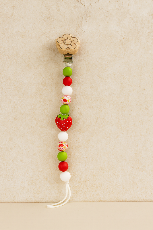 Attache-tétine fait main nourriture