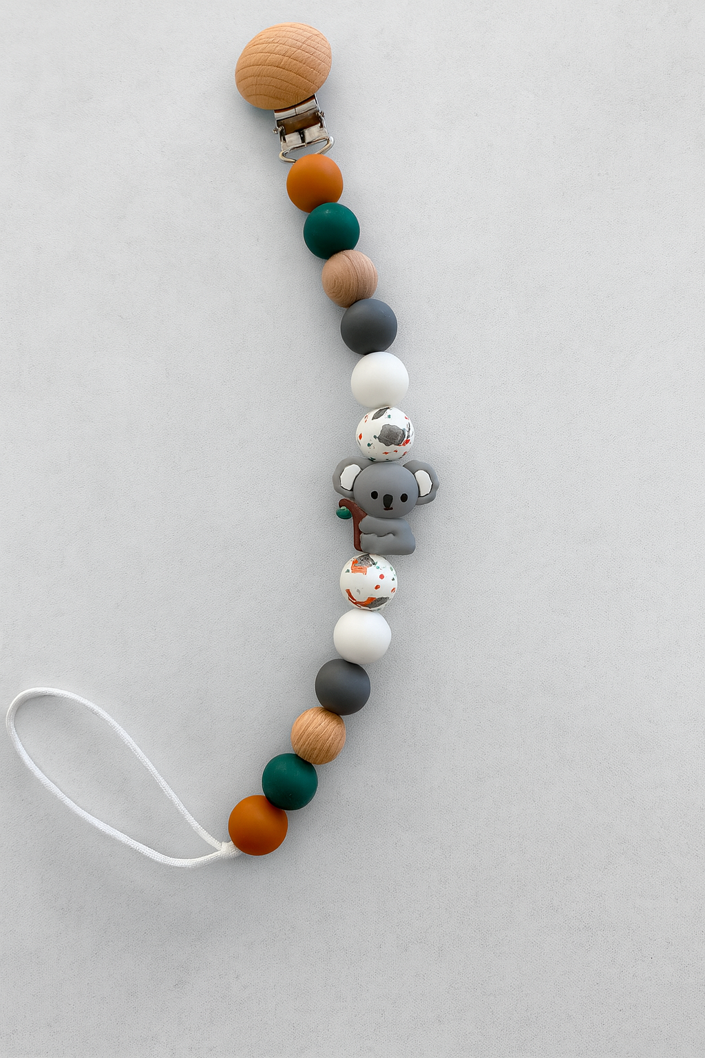 Attache-tétine fait main Animal