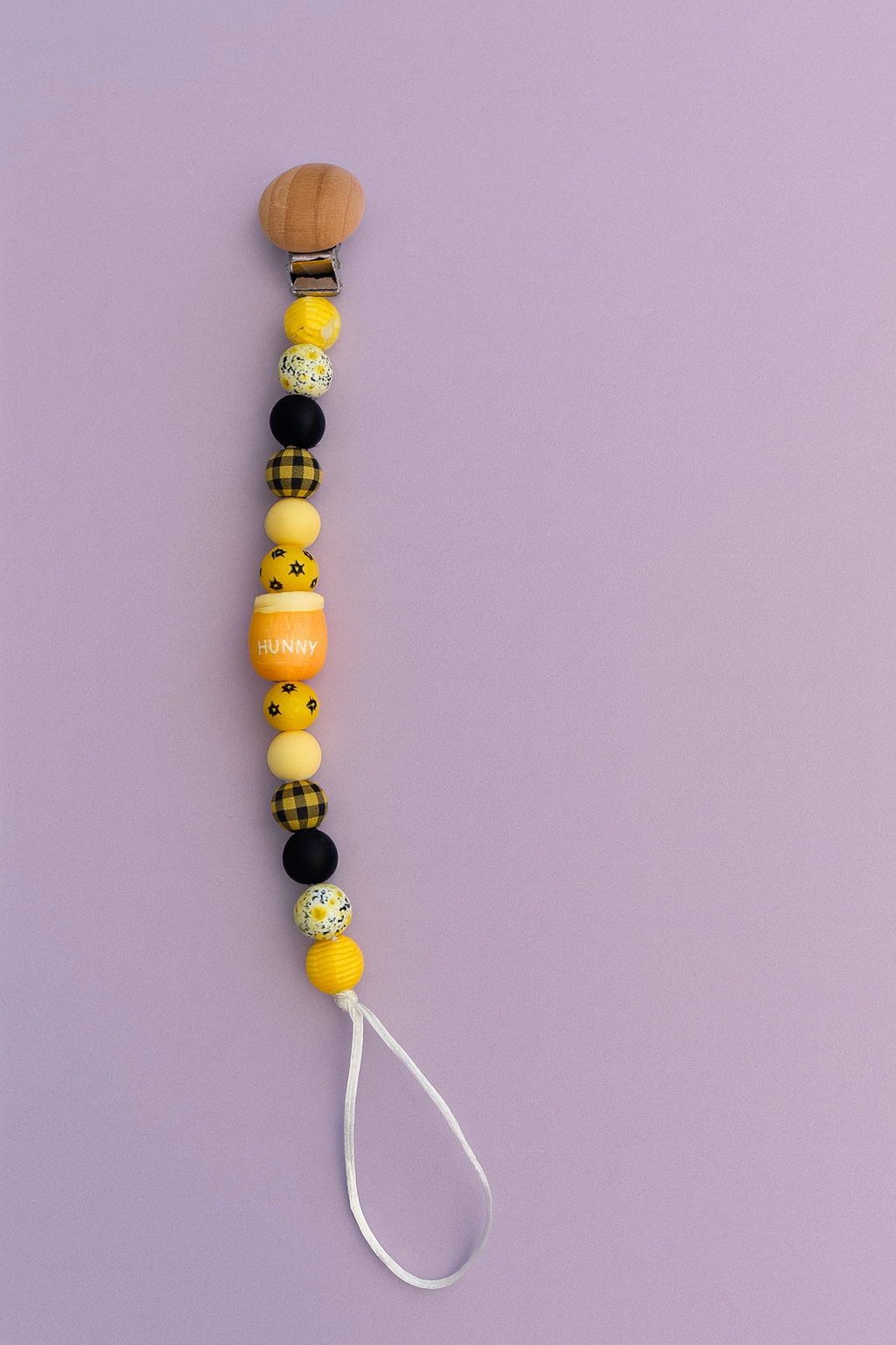 Attache-tétine fait main nourriture