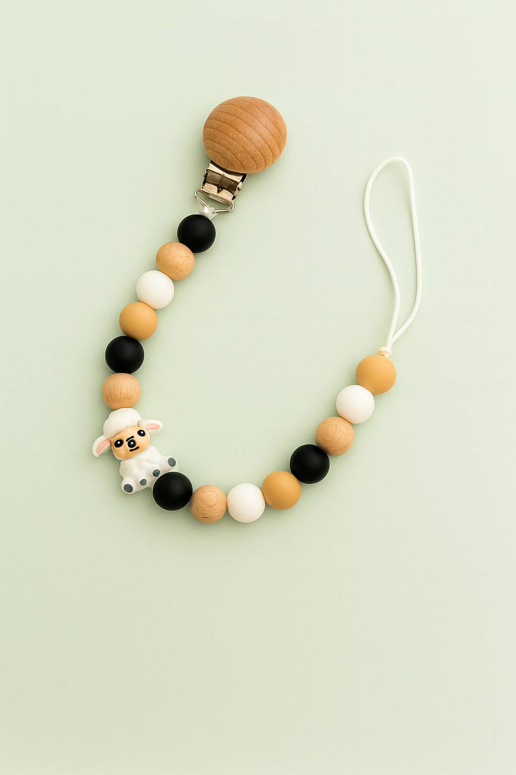 Attache-tétine fait main Animal