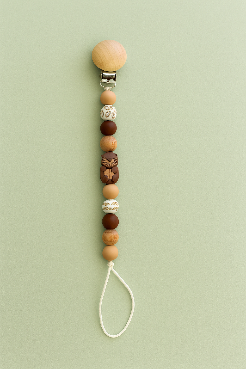 Attache-tétine fait main Animal