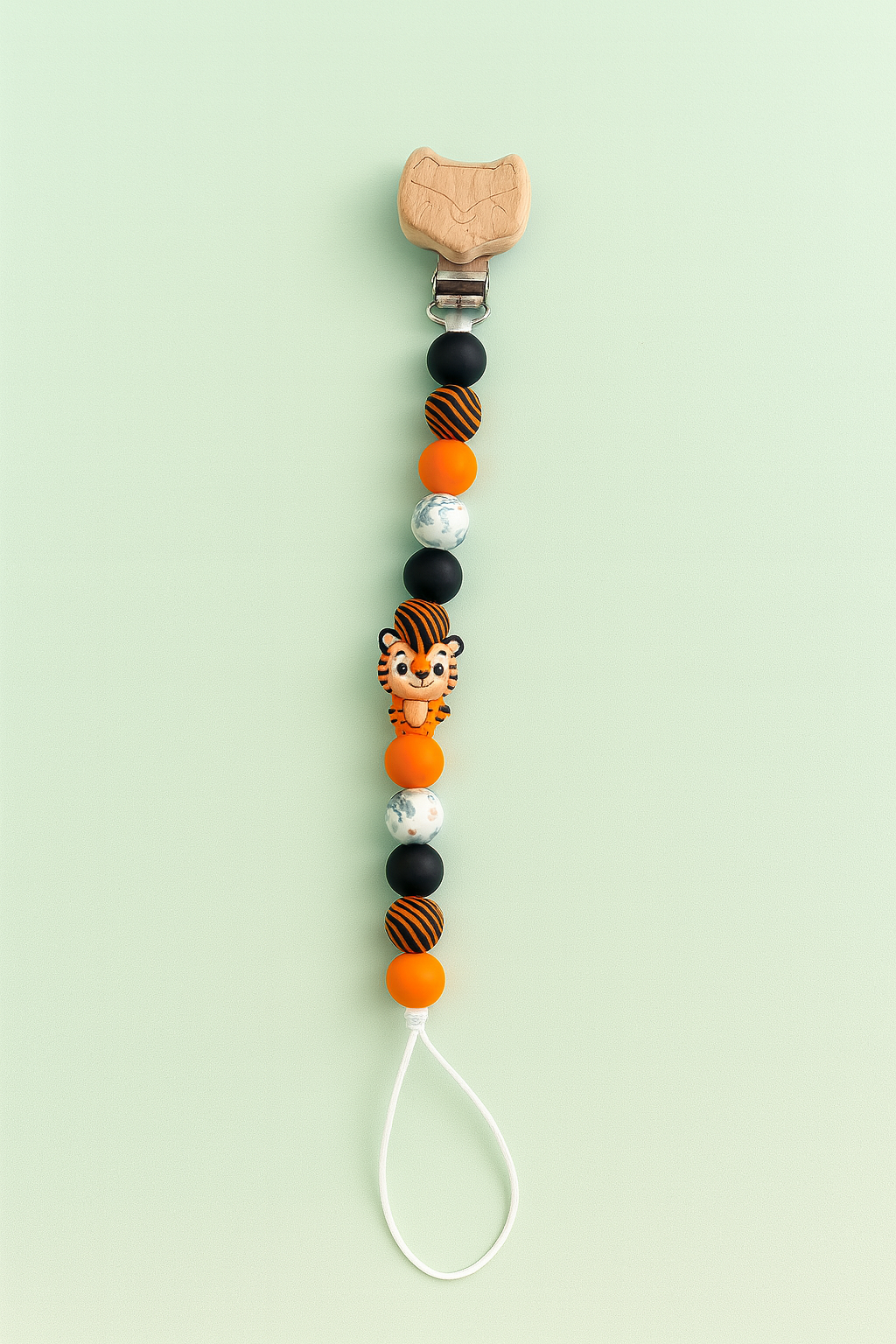 Attache-tétine fait main Animal