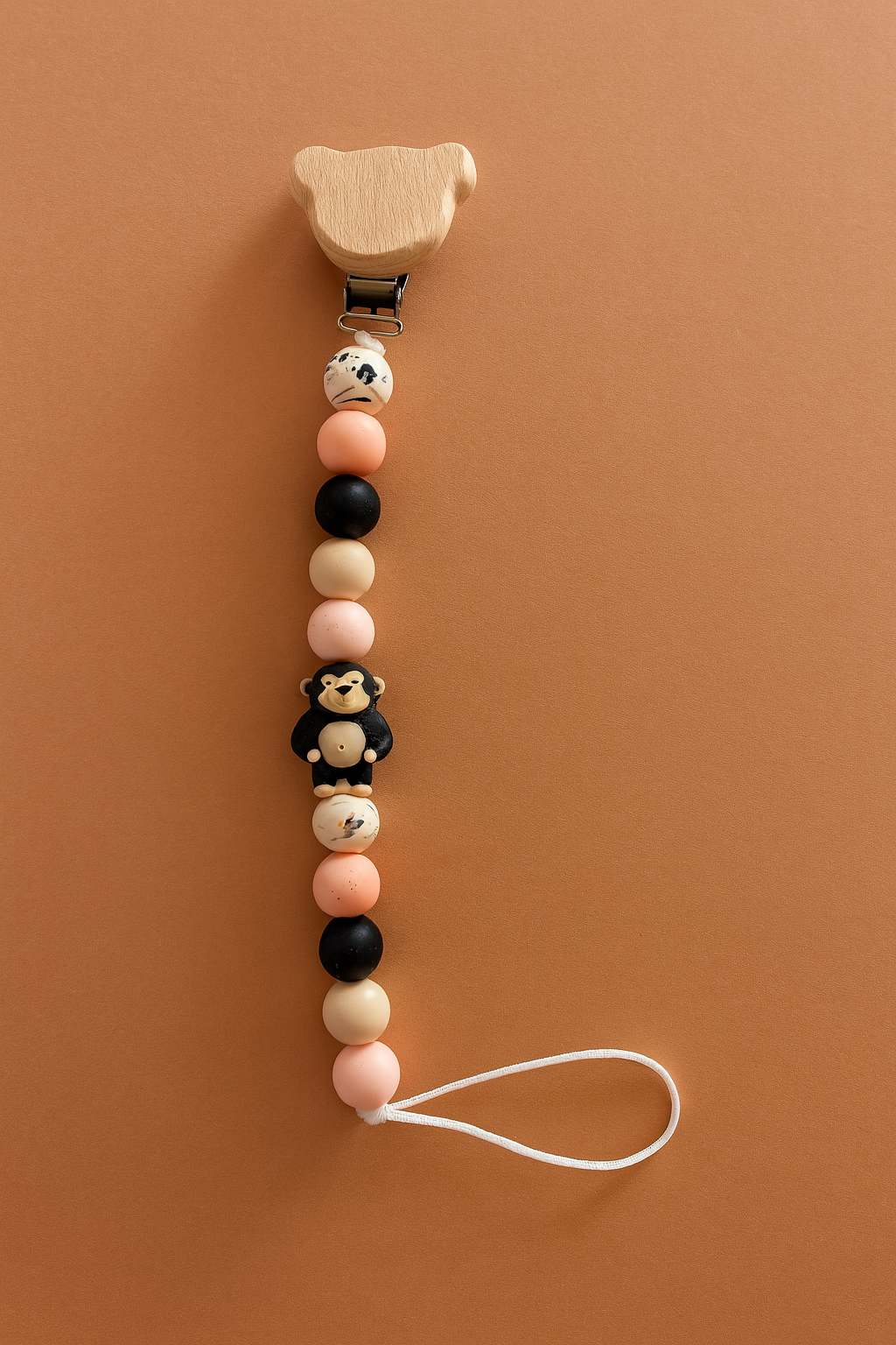 Attache-tétine fait main Animal