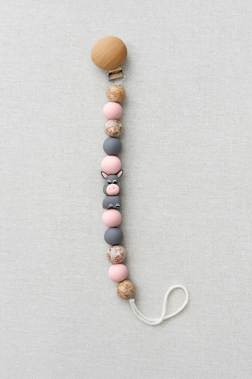 Attache-tétine fait main Animal