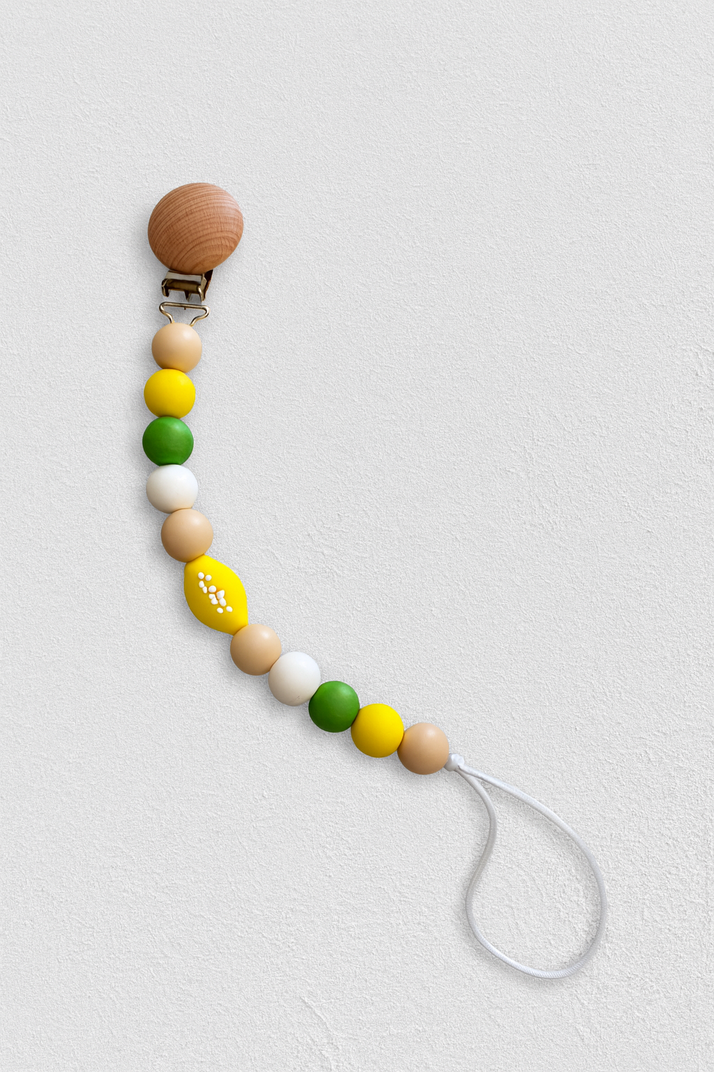 Attache-tétine fait main nourriture