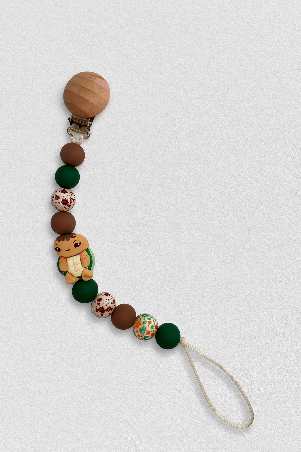 Attache-tétine fait main Animal